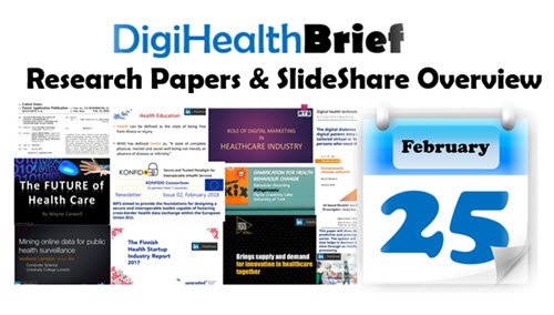 MedGizmo_ed's tweet photo. #MedGizmo Weekly Overview of #Research Papers &amp; #SlideShare - #DigitalHealth #Technologies &amp; #Wearables for February 25, 2018 https://t.co/ducsmFJtY3 #HealthTech #HealthIT #eHealth #mHealth #Telemedicine #Telehealth #medtech #digitalmed https://t.co/ufV6ld3wzT