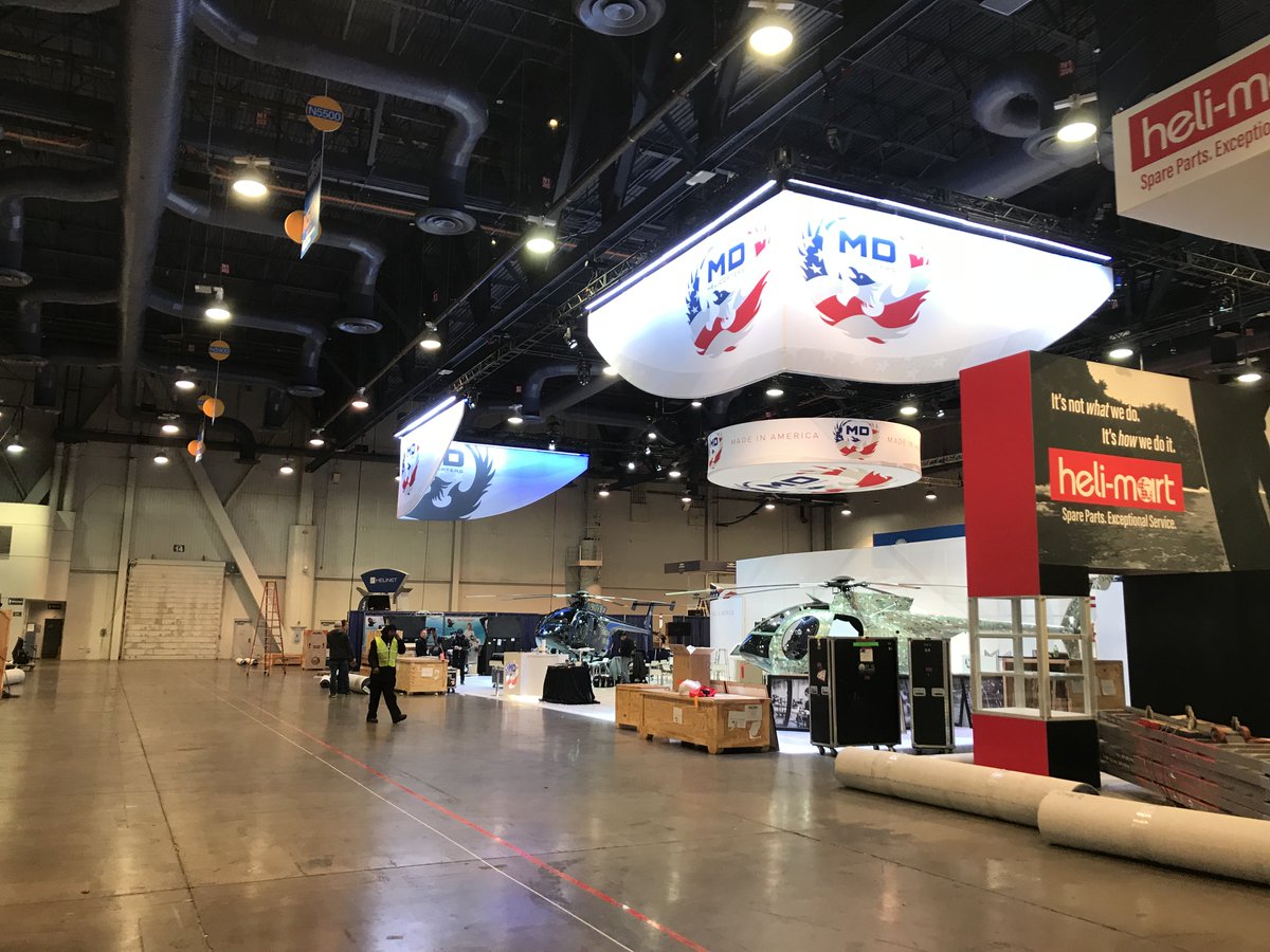 avidyne1's tweet photo. Visit Avidyne in Booth #C2531 at HeliExpo - Las Vegas Feb 27-Mar 1. Setup is progressing nicely. #helicopter #heliexpo #IFD540 #robinson https://t.co/gFwrfcNklV