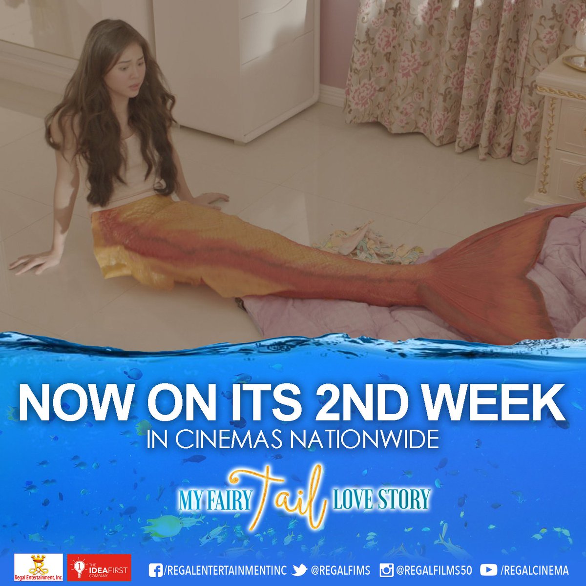 RegalFilms's tweet photo. I-treat mo na ang buong pamilya, punta na sa pinaka-malapit na sinehan at manuod ng #MyFairyTailLoveStory starring Janella Salvador, Elmo Magalona and Kiko Estrada handog ng Regal Entertainment sa direksyon ni Perci Intalan #IsdaBEST #MFTLS2ndWeek https://t.co/VfvGXyTLaf