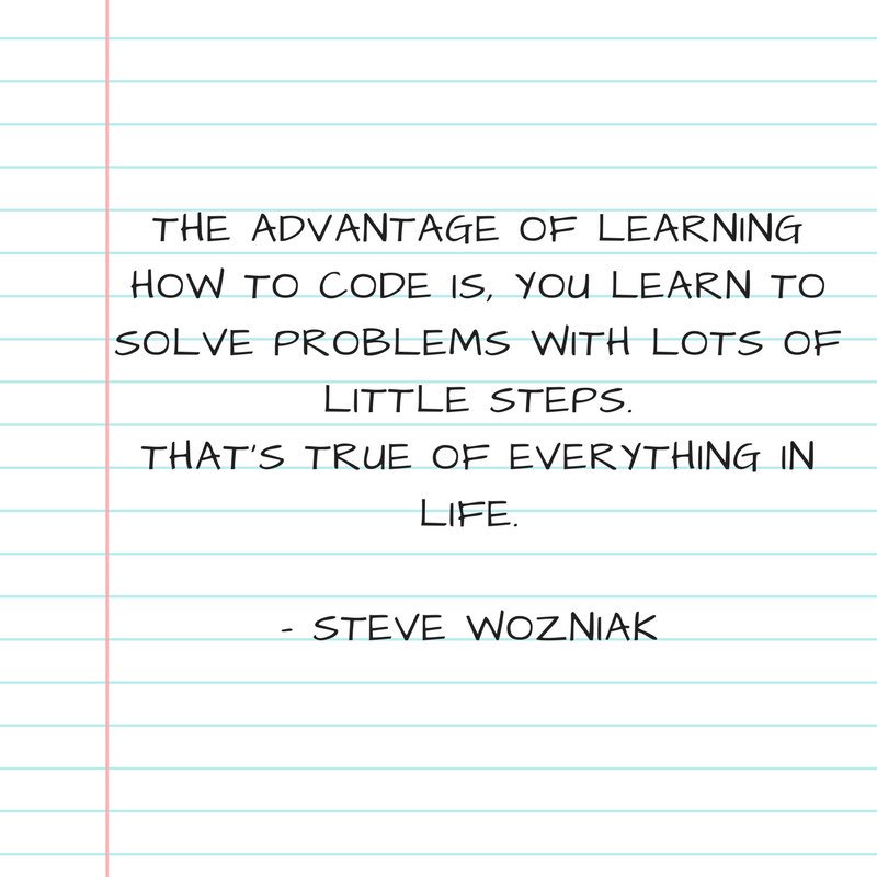 RobotixLS's tweet photo. Why Kids should learn to Code? 
With Coding, kids learn to look at a whole picture/problem, think of a possible solution, identify steps to create that solution &amp; finally, test it.
#kidswhocode #code #stem #steam #stemmom #education #preschool #earlyyears #highschool https://t.co/VYss6tuQvK