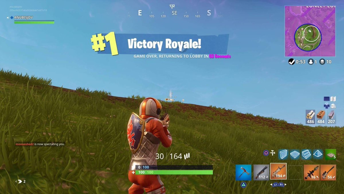 are_elite's tweet photo. @anubis83201 First win for season 3 (solo mode) on Fortnite! #fortnite #fortniteseason3 #VictoryRoyale #solomode #weareelite https://t.co/VgzEHdMae2