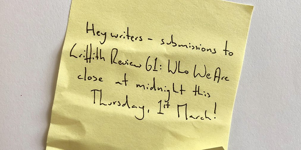 GriffithReview tweet picture