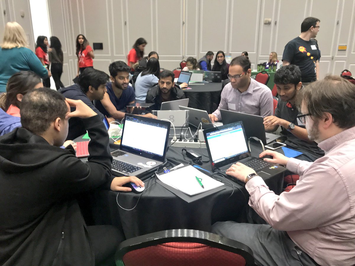 DataChallengeUM's tweet image. Data Challenge 2018 kicks off! The event saw talented UMD students, enthusiastic mentors, expert speakers, and exuberant sponsors! Join us on Saturday 3/3 for the Challenge Finale
#DataChallengeUM #iSchoolUMD #GoTerps
