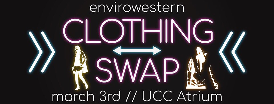 Western_ESS's tweet photo. Come Revamp your closet in time for Spring with @EnviroWestern ’s  clothing swap! If you don’t have any clothes to swap don’t sweat it, you can purchase a 5$ voucher prior or on the day of. If you’re fashion forward and thrifty don’t miss it 😄 https://t.co/nO9trdQ0Lp