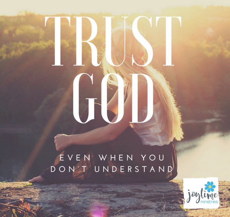 itsdrjoy's tweet image. We can trust God even when we do not understand what He is doing.  #trust #leannotonyourownunderstanding