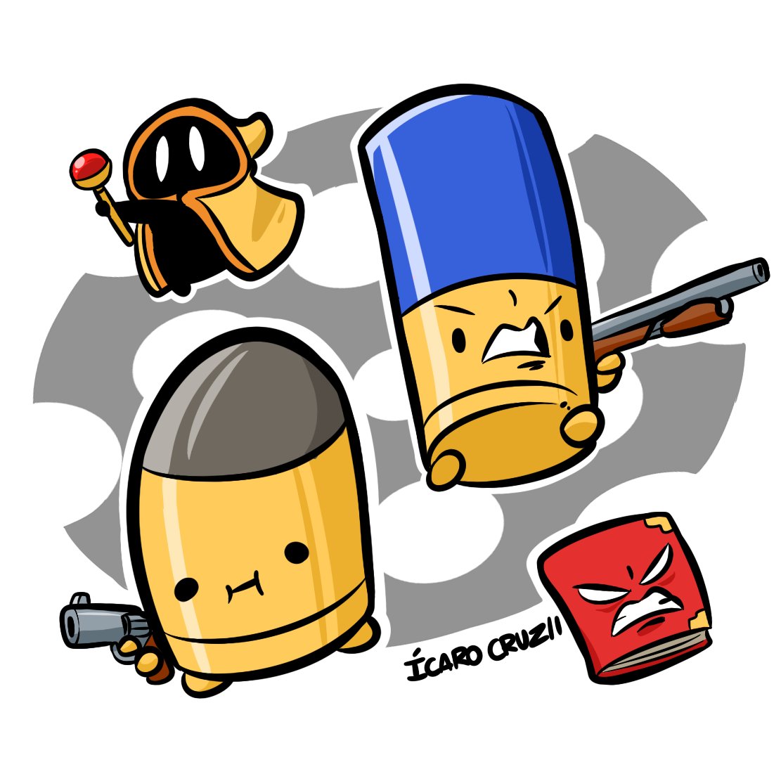 IkaroKruz's tweet photo. Indie Games Project # 14 - Enter The Gungeon #indiegamesproject #indiegames #enterthegungeon #dodgerollgames #devolverdigital https://t.co/o4mYX2y1kv