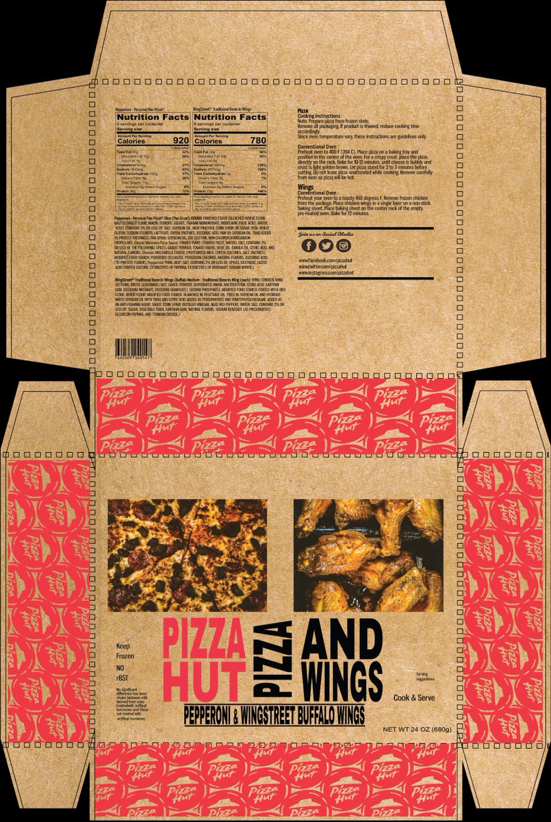 SuperrrrNovaaaa's tweet image. 🍕🍕 Pizza Hut and WingsDesign Packaging #Design #Designpackaging #packaging #pizza #pizzahut #wings #template #Advertising #advertisement #retail