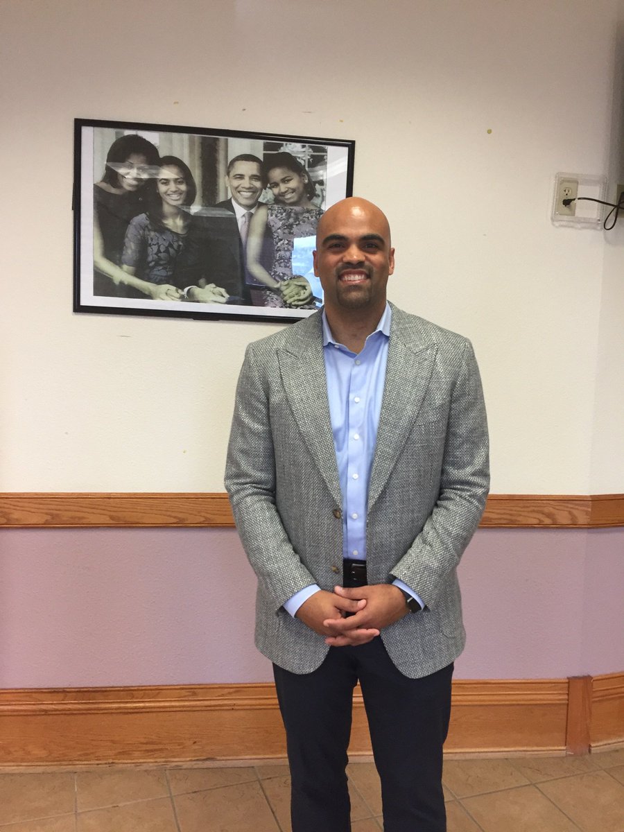 mariacolesw's tweet photo. It was great to see @ColinAllredTX out in the community today working on getting people to the polls! He's always putting people first! #civicbehavior #tx32 #Vote https://t.co/qH6YEf5Bev