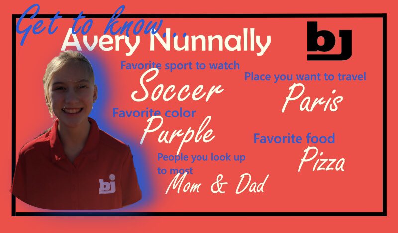 BJHSWGolf's tweet photo. Meet Sophomore, Avery Nunnally!! #bjwgolf https://t.co/ysMiZdBZ5C