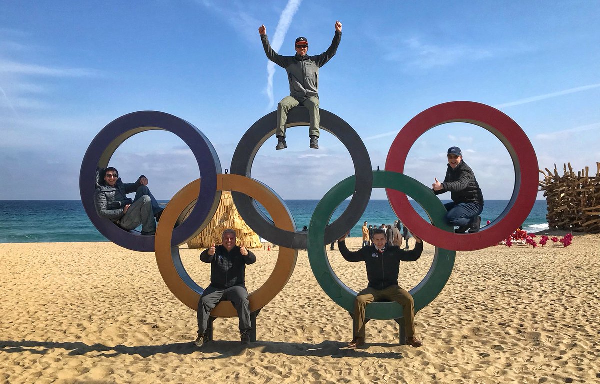 Team <a href="/KSL5TV/">KSL 5 TV</a> saying goodbye to South Korea. #KSLOlympics 🇰🇷