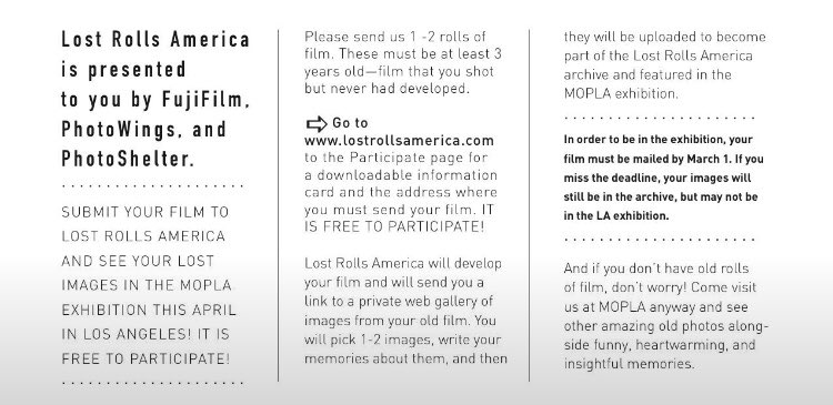 LostRollsAmeric's tweet photo. Have any rolls of film? Undeveloped memories of a carefree time? #LA folks send in rolls for an exhibit at @MOPLosAngeles!

“Just a bunch of grungy California kids, but I hope [people] connect to a time in their life when things were more carefree.” 

https://t.co/nHJ3fNQESO https://t.co/J4ifYDYgkf