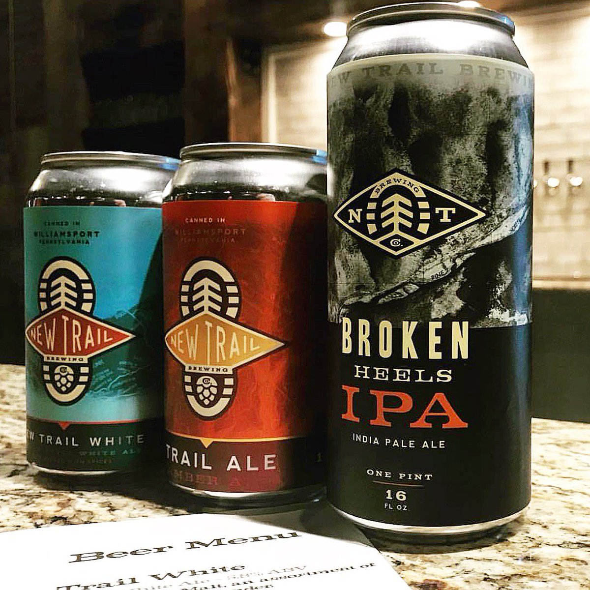 We've been busy #brewing #craftbeer: 1) Broken Heels - a “Hazy” #IPA. 2) Lazy River - a hoppy #Pils brewed in the German style w/an American twist. 3) New Trail #WhiteAle - a #BelgianStyle. 4) Trail Ale - an American #AmberAle. 5) more: newtrailbrewing.com #NewTrailBrewing