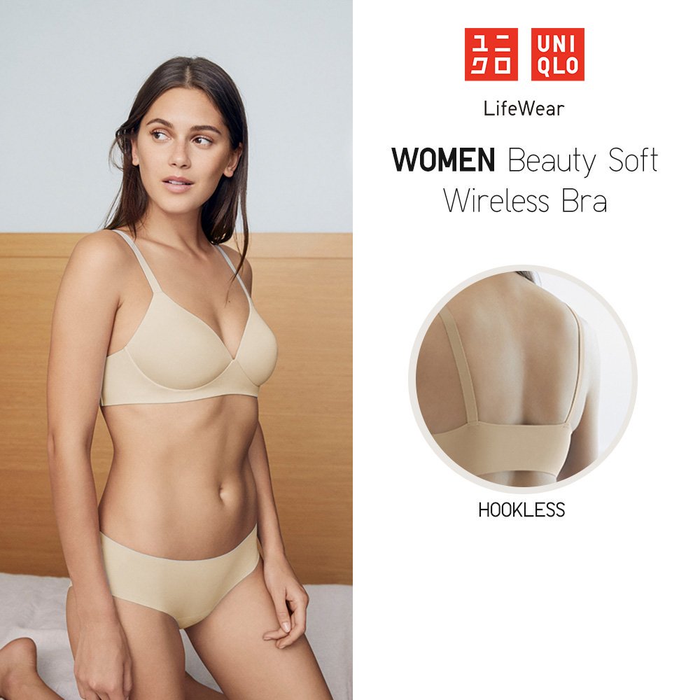 SampleRoomPH's tweet photo. Your comfort is @UNIQLOPH's ultimate priority. Feel #WirelessLimitless with these Comfort Beauty Bras and experience unparalleled comfort like no other. Beauty Light, Multi Way, Soft, and Relax are available in Uniqlo stores at P990 each! #UniqloPH #LifeWear #SampleRoomPH https://t.co/q7IxMLuWBT