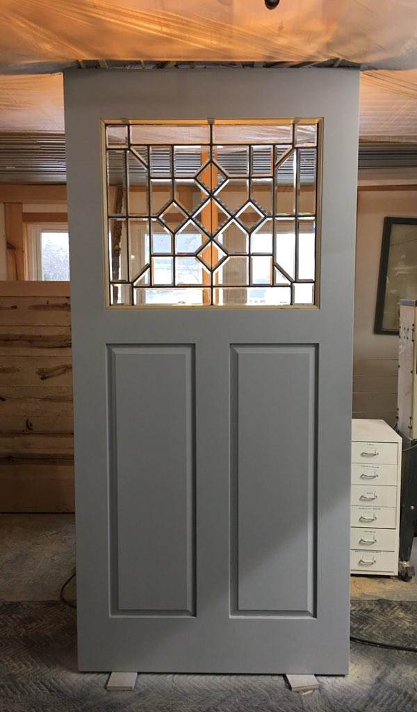 This barn door is finally coming together for a client in Yarmouth, ME.  The Hardware is on order and the anticipation of hanging the door is building.
