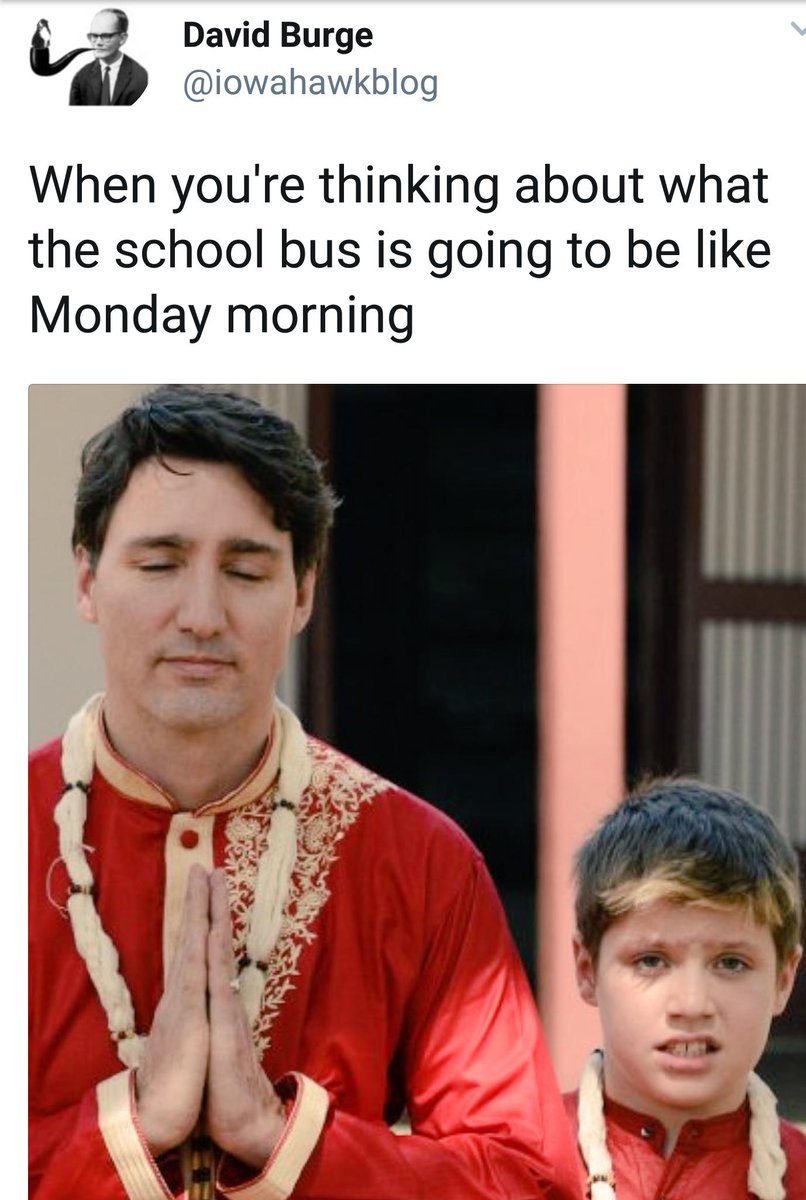 TycoonStrategy's tweet image. That horrible day when a young man finally realizes that his father is not only an assclown but a global joke. 

#TrudeauInIndia  #Trudeau #trending #news