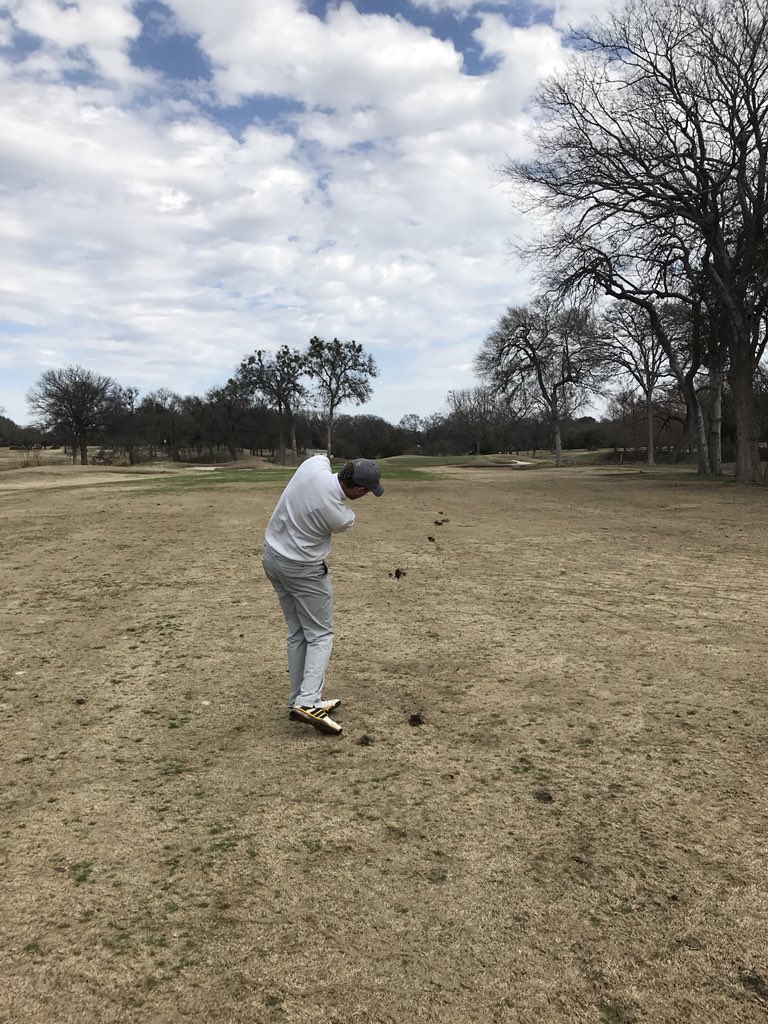 BUClubGolf's tweet photo. Unusable to hold off the charging longhorns today, but a solid first tournament by the team. @lawsonklotz with the 3rd place finish at 141 #DeepInTheProcess https://t.co/ZMkgbv52Vs