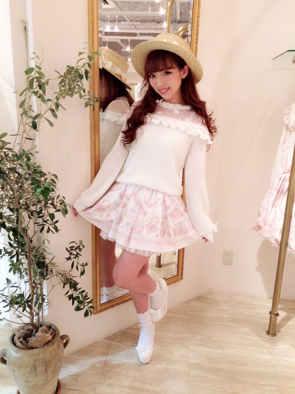 LIZ LISA メリーゴーランドオルゴール柄スカパン LIZ LISA メリーゴーランドオルゴール柄スカパン