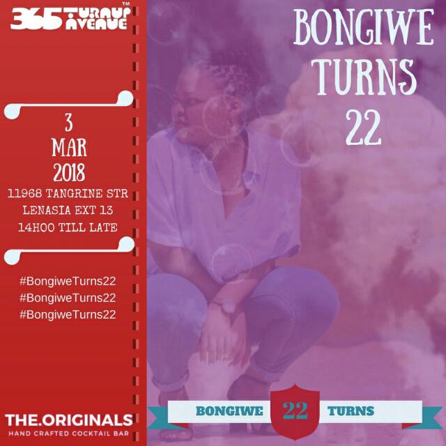 365TurnUpAvenue's tweet photo. This week its Bongiwe week!
Our first client for 2018!
Line Up:
@Scott_1818
@GiftedC28517144
@Audio_The_DJ
@TumiMasoko_Dj
@TheRealKaySA
@EpitomeResound
#Brandon_DJ
#Texin_SA
#MrV
#Katlow
#Nqobza&Sweetsta
WeTurningIishUp!
#BongiweTurns22
#BongiweTurns22
#BongiweTurns22 https://t.co/uC0ObBi8pz