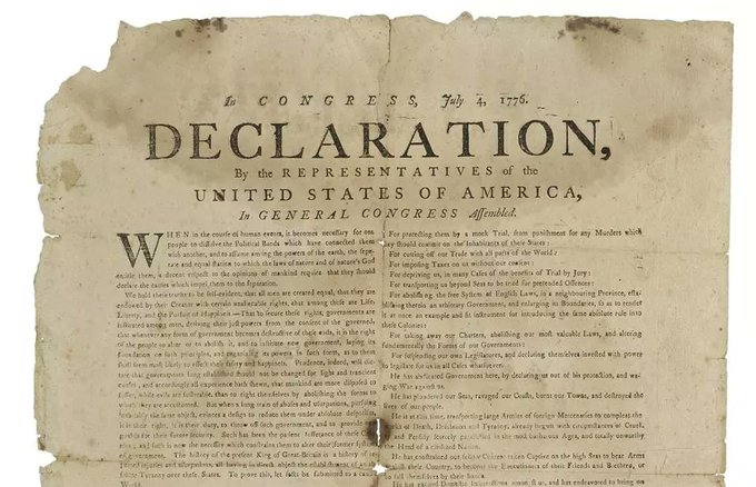 Declaration Of Independence Adalah