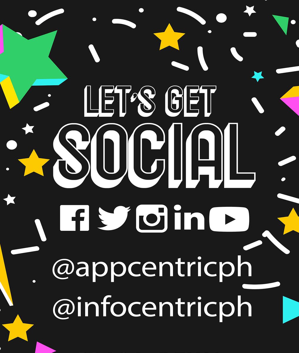 AppcentricPH's tweet image. Hi Guys, other than twitter we are also present in other social media platforms. Check us out! See links below :)