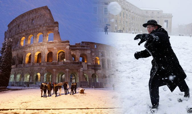Snow in Rome: Beautiful pictures as rare snowfall blankets Italy
bit.ly/2sXbs7f