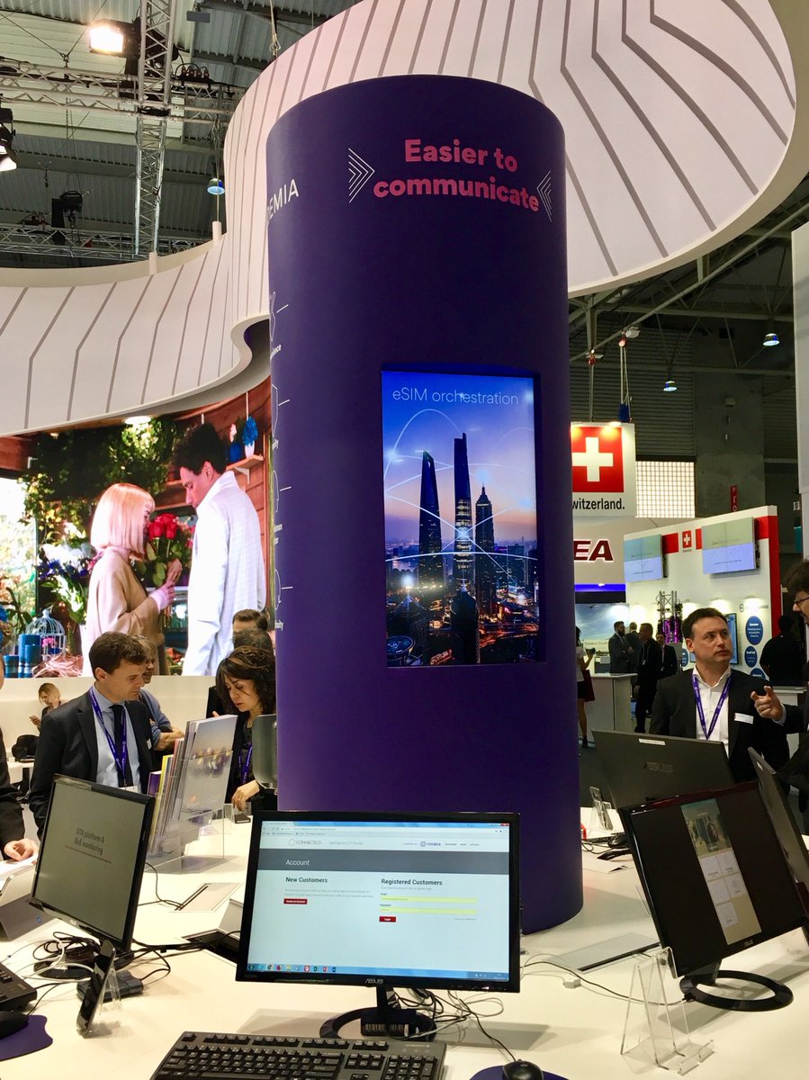 We are showcasing our #eSIM orchestration solutions at #mwc2018 at the <a href="/IdemiaGroup/">IDEMIA Group</a> booth 6H30. Come by and say hello.