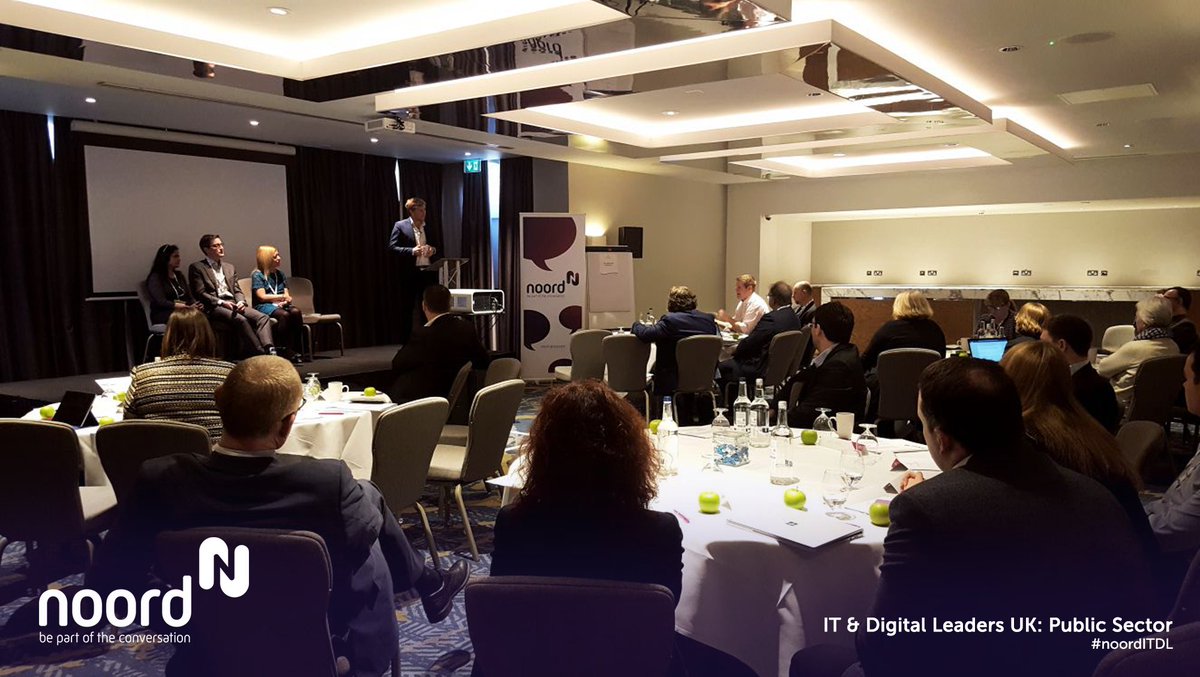 Good morning from @CrownePlazaGX. We're here for #noordITDL just for the Public Sector. Kicking off our first session 'what does successful #DigitalTransformation look like?' with Priya Javeri @oneSourceUK, @jmunsonuk @LisaEmNHS and Rob Driver @techUK