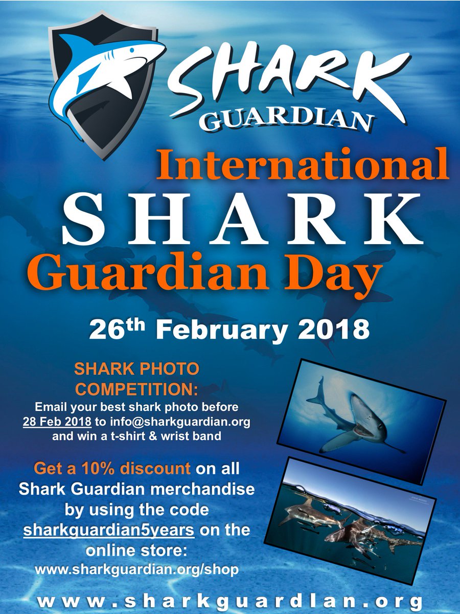 Shark_Guardian's tweet photo. Today is International Shark Guardian Day! Celebrating our 5 Year anniversary
#sharks #sharkguardian #internationalday https://t.co/A6U6vLx8FI