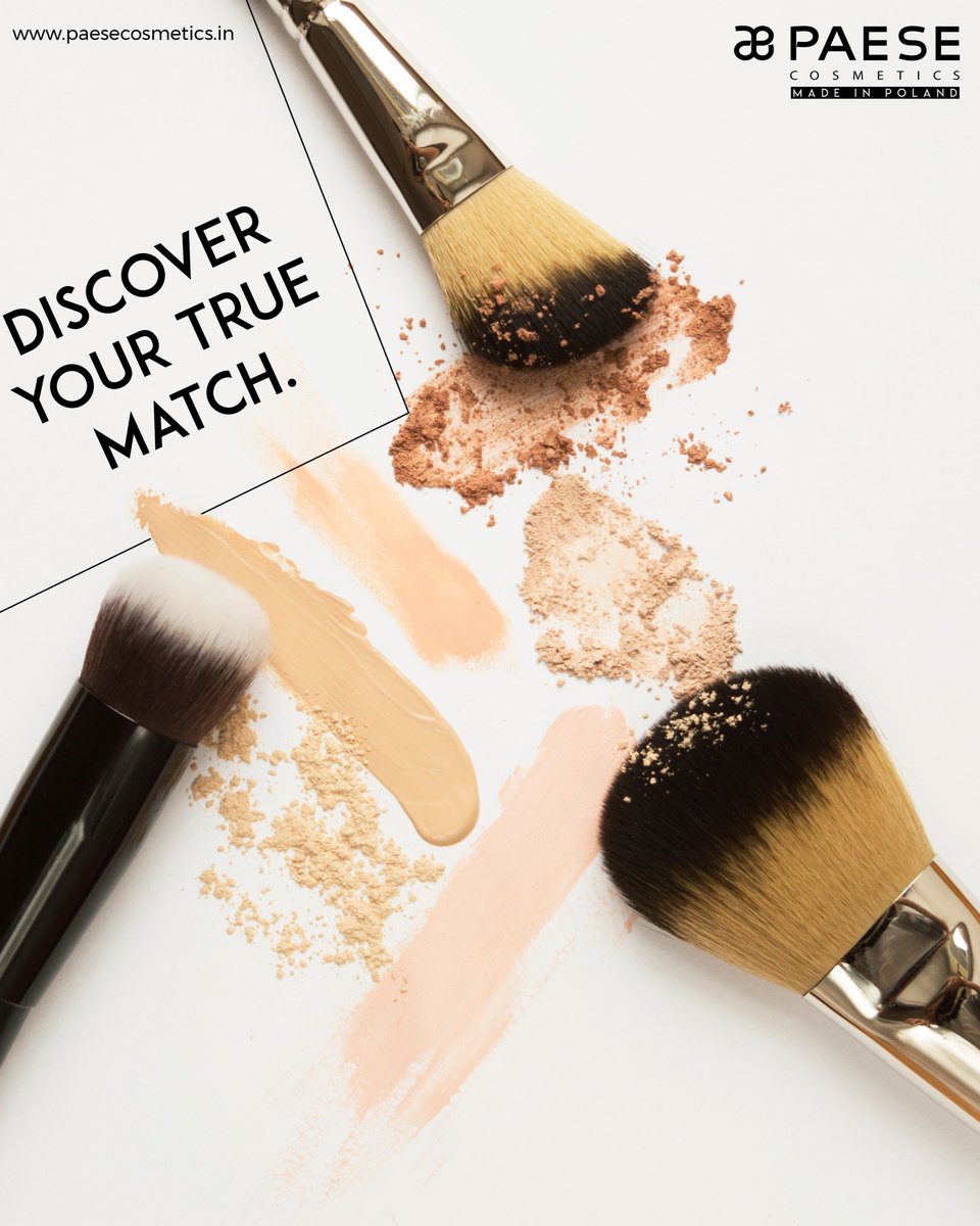 Can't find a true match for your skin tone? Head to paesecosmetics.in for a wide range of face products for every shade. 

#PaeseCosmeticsIndia #Makeup #Cosmetics #Beauty #PaeseCosmetics #Brush #MakeupBrush