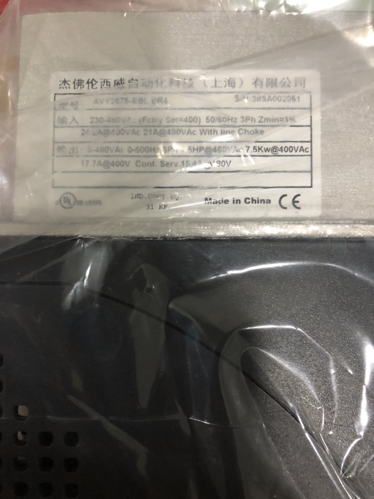 elevadorpartes's tweet photo. Variador de SIEI AVy2075-KBL-BR4

Consulte el precio por email: elevadorpartes@westdt.com
Consulte el precio por WhatsApp: 
+8615991658127 https://t.co/wH3UqAVL7b