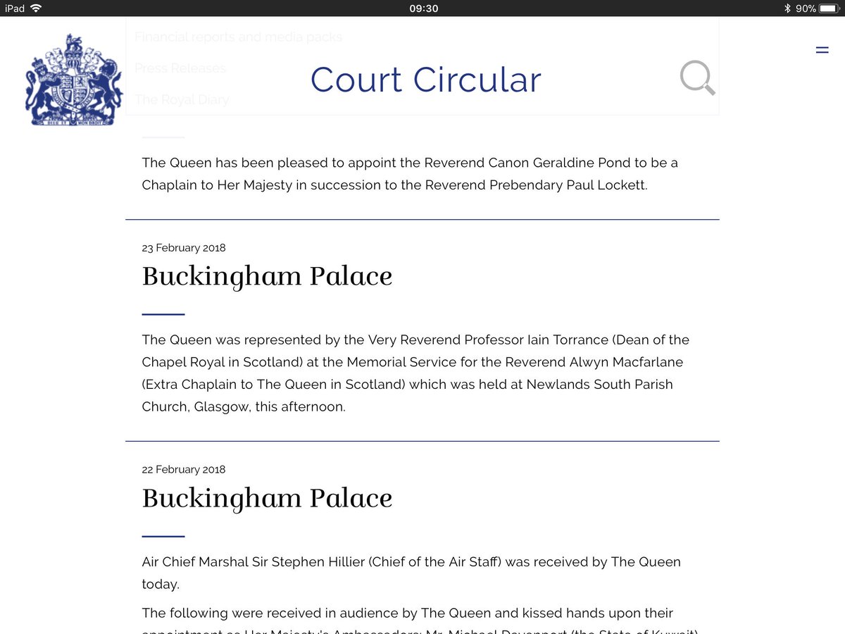 claretman2's tweet photo. Some news @ashbournecanon #royalappointment https://t.co/xyfjXYCz0C