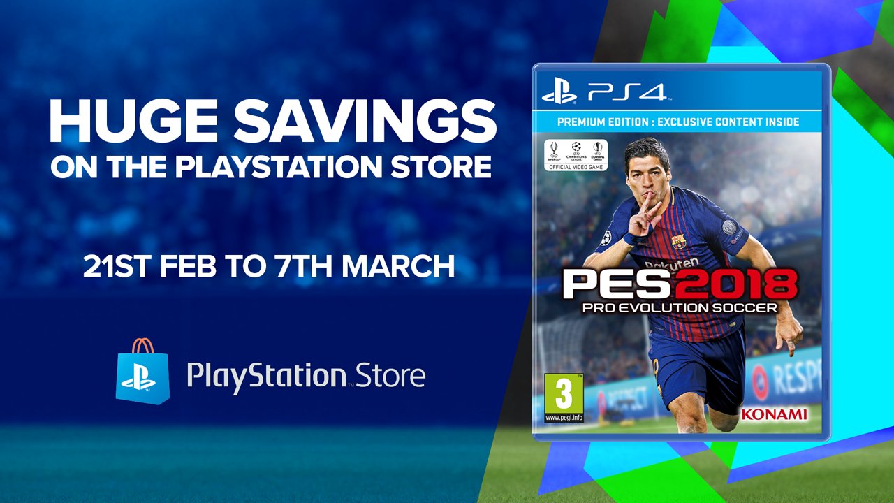 betaling Med det samme Væve eFootball on Twitter: "Get HUGE savings off #PES2018 in the @PlayStationEU Store Sale! (EU ONLY) Get yours here: FC Barcelona Edition: https://t.co/yEAo7eMa9K Standard Edition: https://t.co/C5CL1JwyKO https://t.co/on3ftCJToU" / Twitter betaling Med det samme Væve eFootball on Twitter: "Get HUGE savings off #PES2018 in the @PlayStationEU Store Sale! (EU ONLY) Get yours here: FC Barcelona Edition: https://t.co/yEAo7eMa9K Standard Edition: https://t.co/C5CL1JwyKO https://t.co/on3ftCJToU" / Twitter