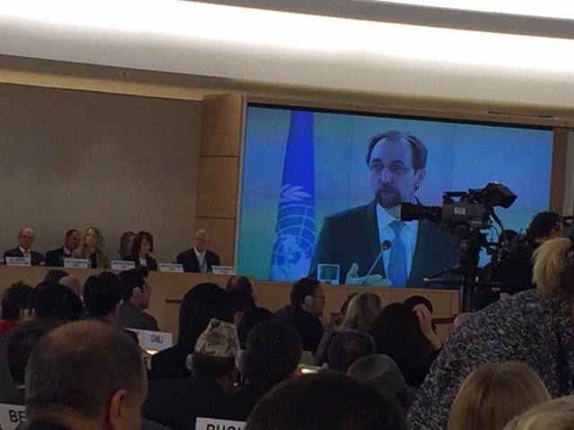SLMissionGeneva's tweet photo. The 37th HRC opens this morning with statements from the UN GA President, the SG of the UN, the Swiss Fed. Councellor, the HC of the OHCHR and the HRC President, as well as Presidents &amp; national leaders. 
@UN @ohchr @UN_PGA @antonioguterres @swiss_un @UN_HRC @UNHumanRights https://t.co/BE7SBIQ7Ee