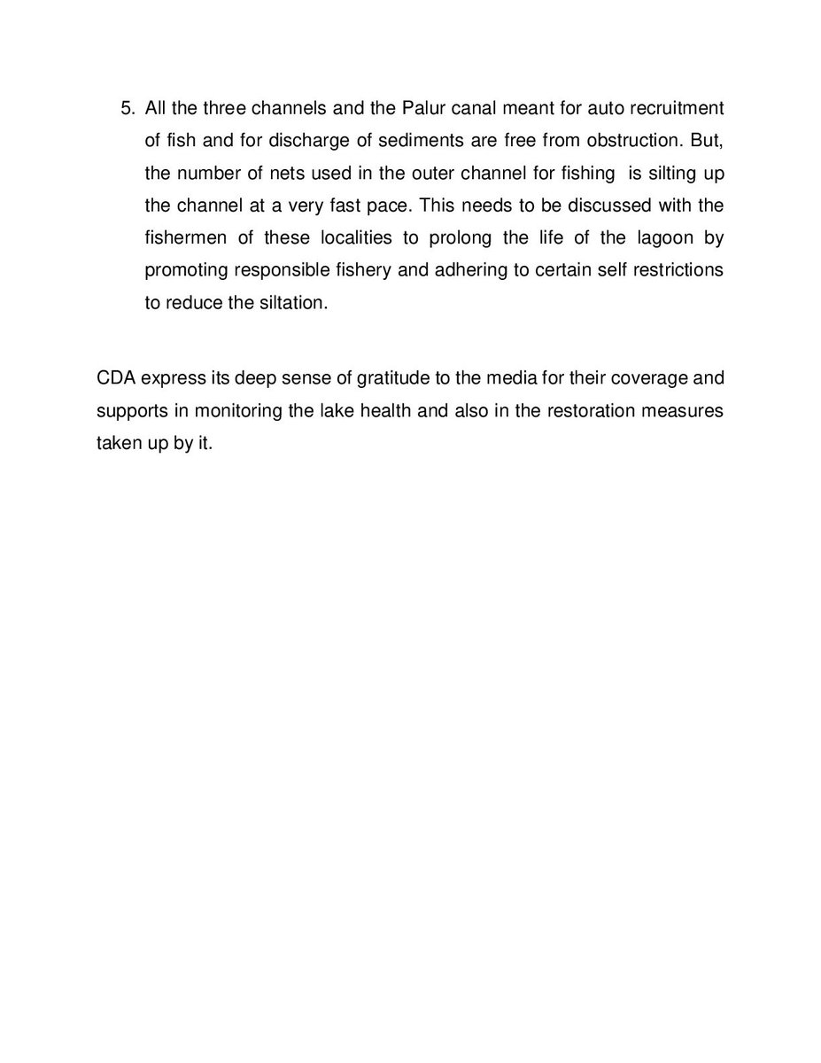 ChilikaDevAuth's tweet image. First Annual Monitoring of Chilika lake held on 24.02.2018 preliminary findings.