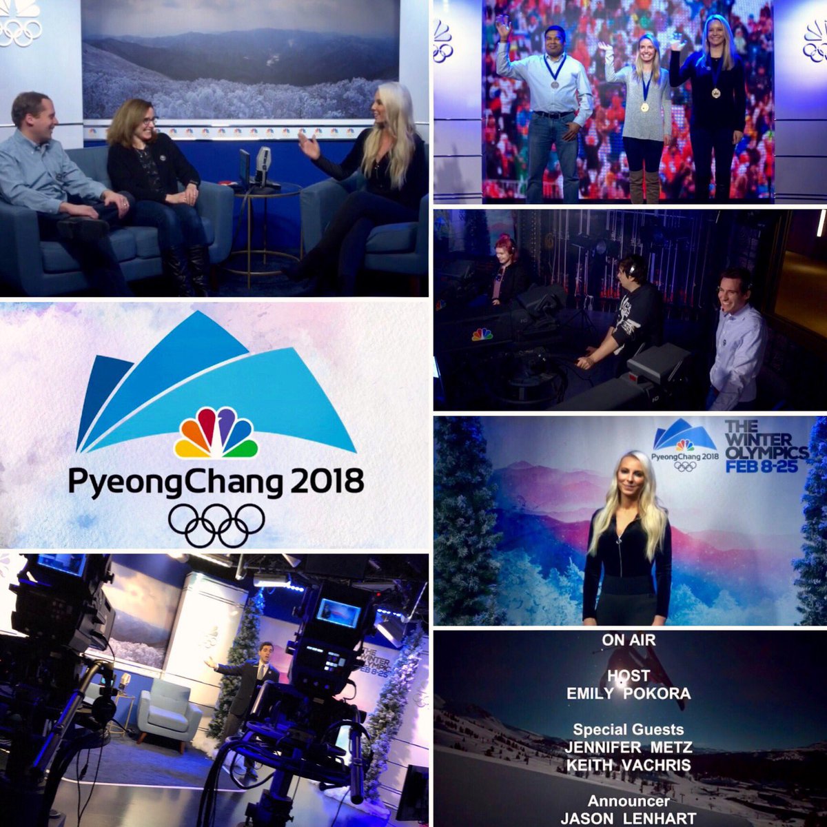 emilykpokora's tweet image. Showing off my teleprompter skills at NBC studios! #olympics #lawyerhost #waytogousa! 🇺🇸🏅🎥