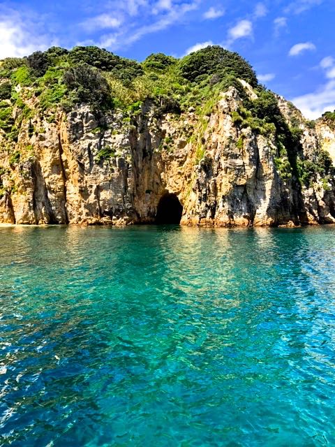 NZClarke's tweet photo. Hey NZ this is you. 
A perfect place to escape for 60 Minutes or longer where required.
Yesterday, Mokohinau Islands.
Bloody magic bro. https://t.co/mtHenrrXNB