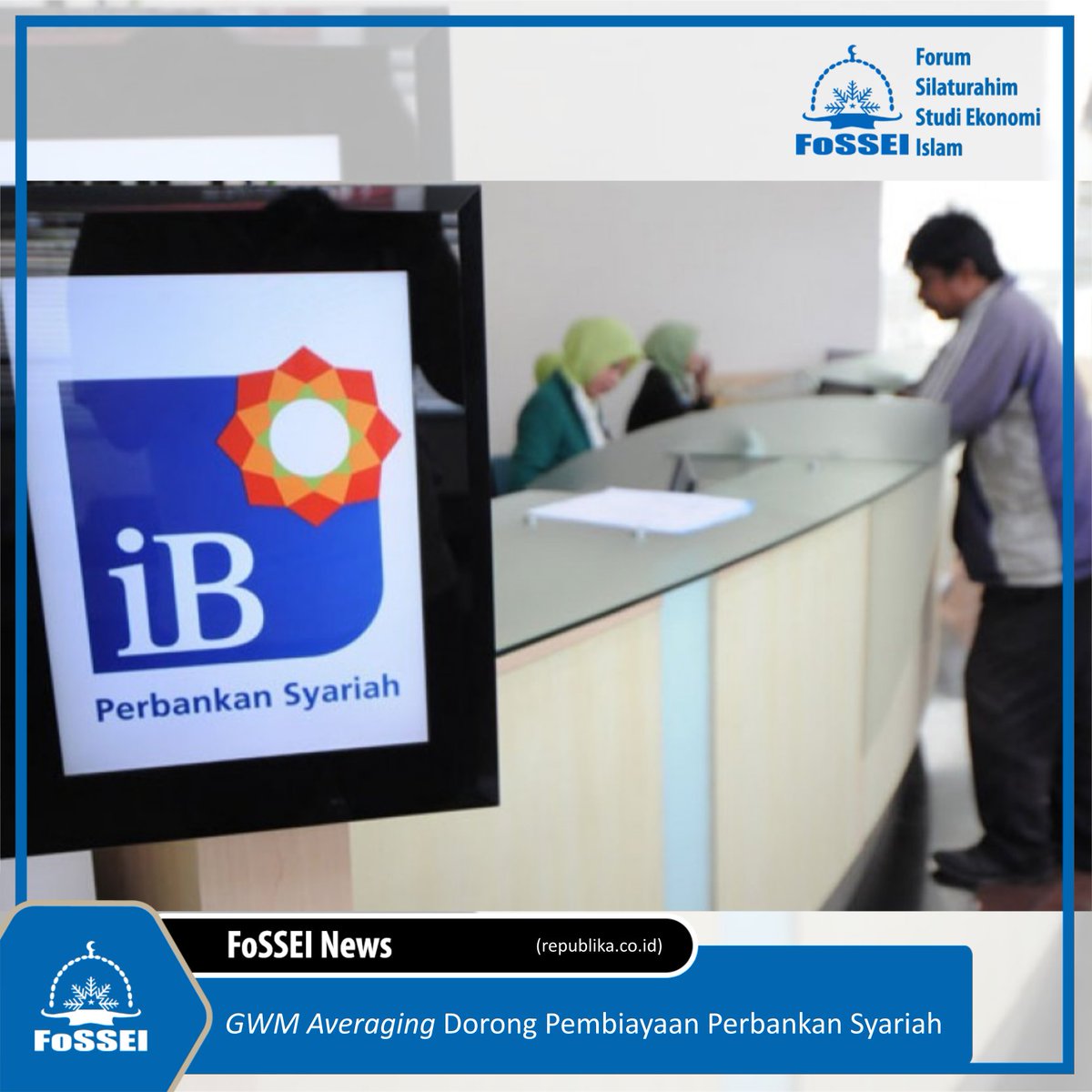 fossei_nasional's tweet photo. [FoSSEI NEWS] GWM Averaging Dorong Pembiayaan Perbankan Syariah

https://t.co/fVa8dYbd5J

#fossei
#fosseinews
#eksyarmilikbersama
#ekonomrabbanibisa https://t.co/vCpL3s3xZt