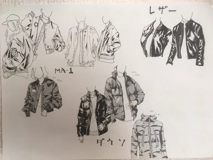 服の素材をどう描くか。

ベロアが難し過ぎて詰んでる。 