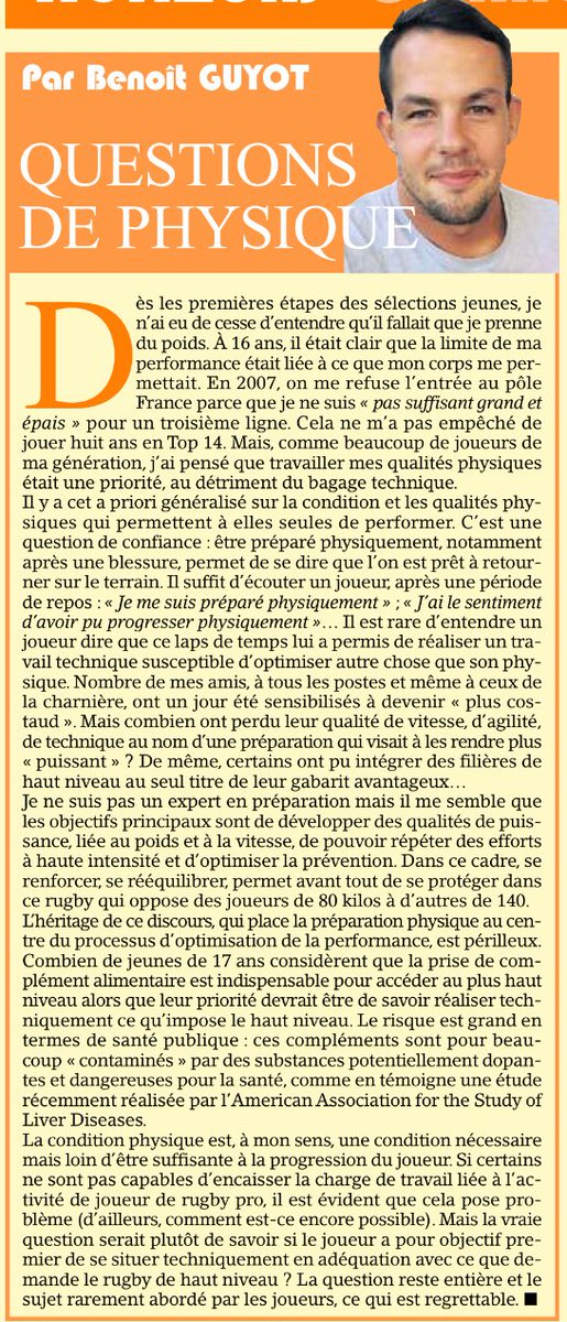 Encore un excellent papier de @BenLaGuye dans le Midol.

À méditer.