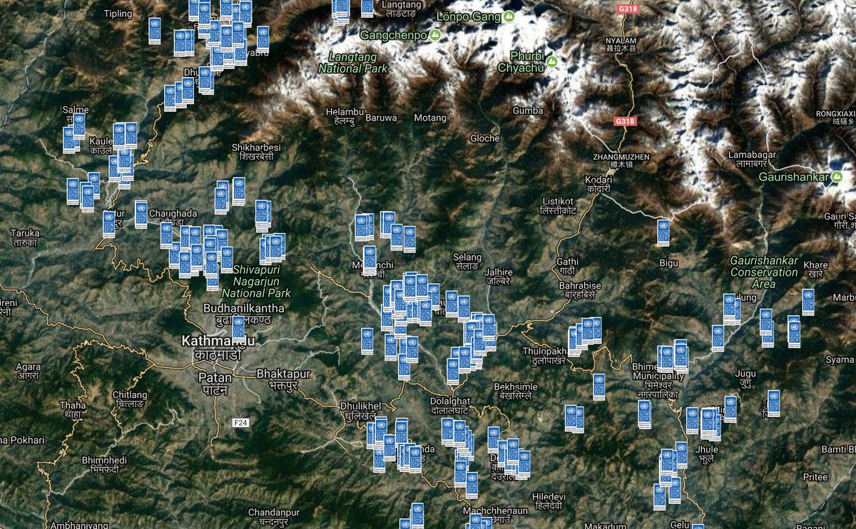UNDPNepal's tweet photo. Where we work: In the last 2.5 years, @UNDP, w/ funding from #Mauritius, @IMC_Worldwide & Bridgehead Ltd, rebuilt/recon 350+ community infrastructure, incl irrigation canals, & drinking water schemes, benefitting 300,000+ ppl in quake-hit districts. https://t.co/HrIQURe8jx https://t.co/Y5o4ipH8PI
