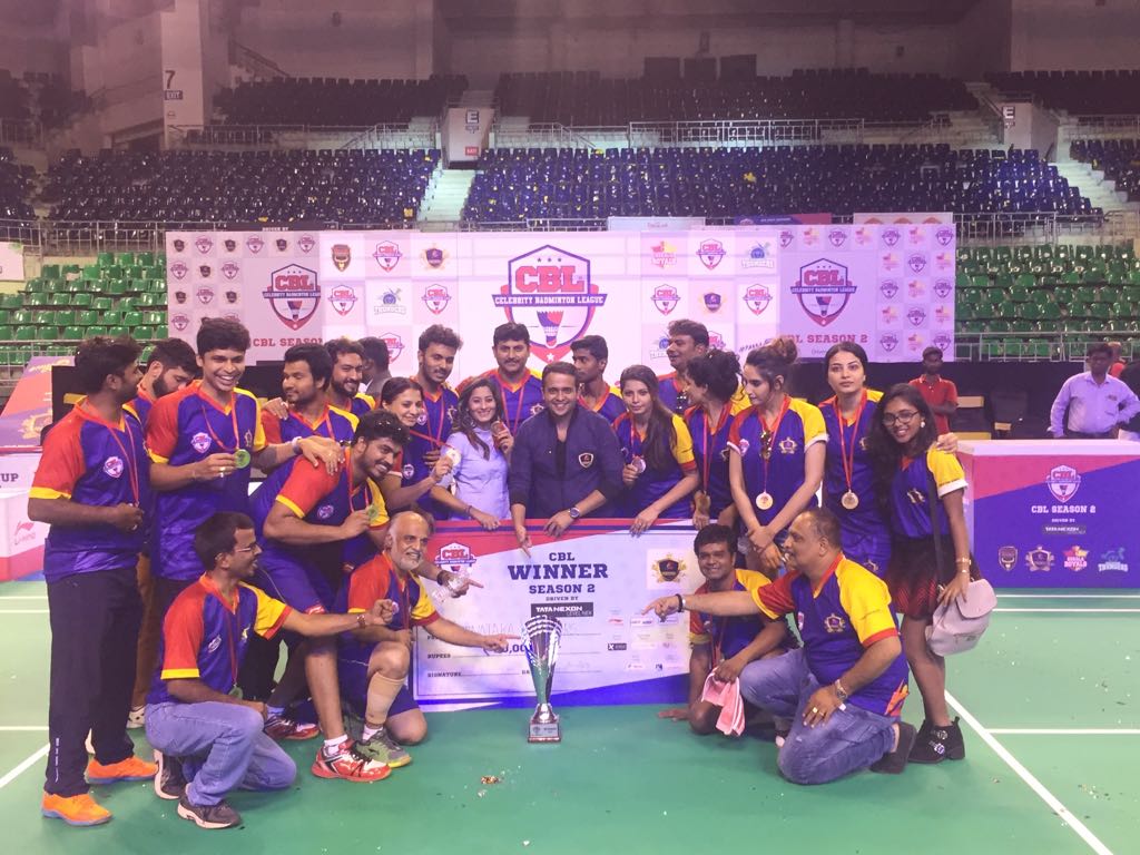 Trendloud's tweet photo. #KarnatakaWarriors are the champions of #CBL2018!
#CBL #cblseason2 https://t.co/X8TxN2FDDi