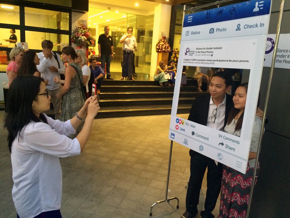 AGIPPMyanmar's tweet photo. AGIPP team joined to Nordic day hosted by Nordic house in Yangon on February 9. We as AGIPP team showed up and disseminated our WPS activities, visibility items, policy and analysis papers in that fun day. https://t.co/UMl58fRsS8