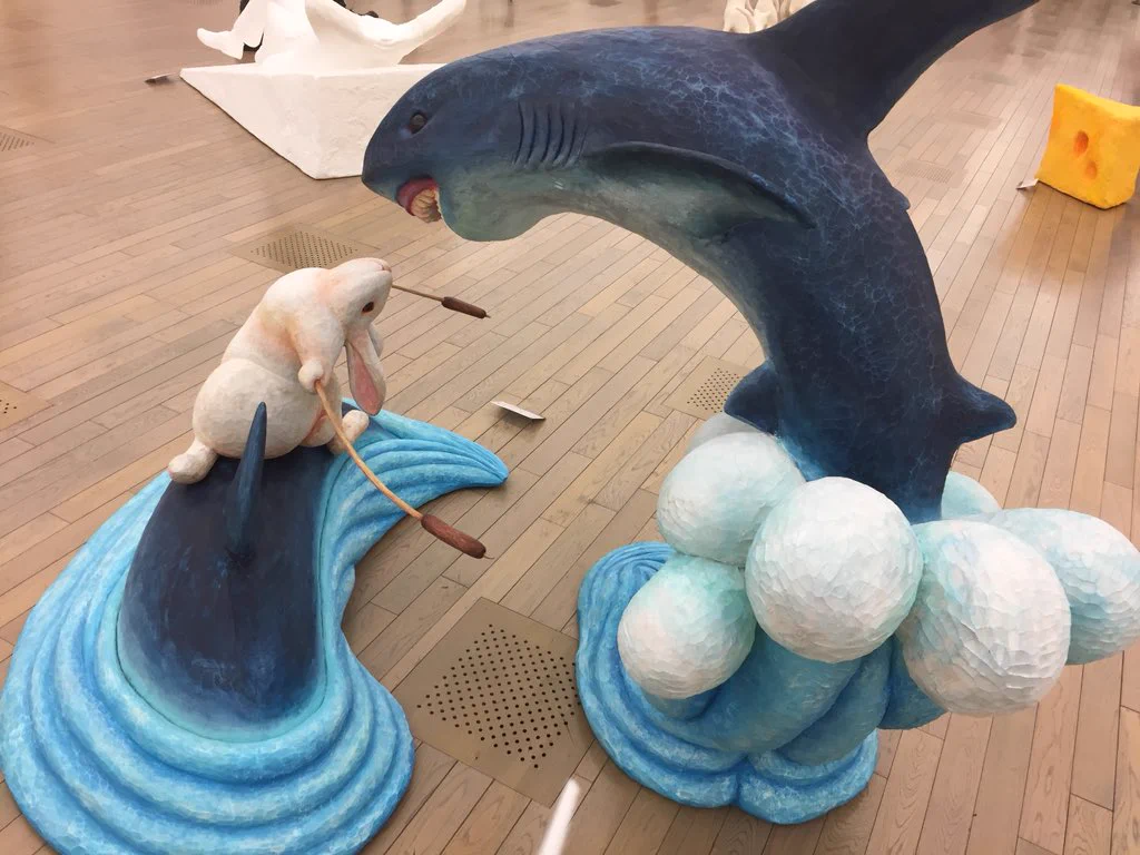 因幡の白兎ならぬ「イナバウアーの白兎」ｗネーミングも作品もセンスありすぎ！
