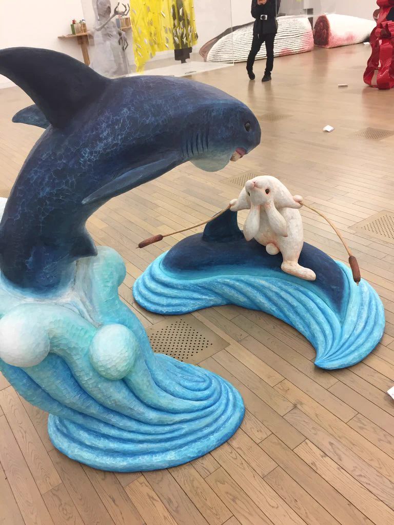 因幡の白兎ならぬ「イナバウアーの白兎」ｗネーミングも作品もセンスありすぎ！