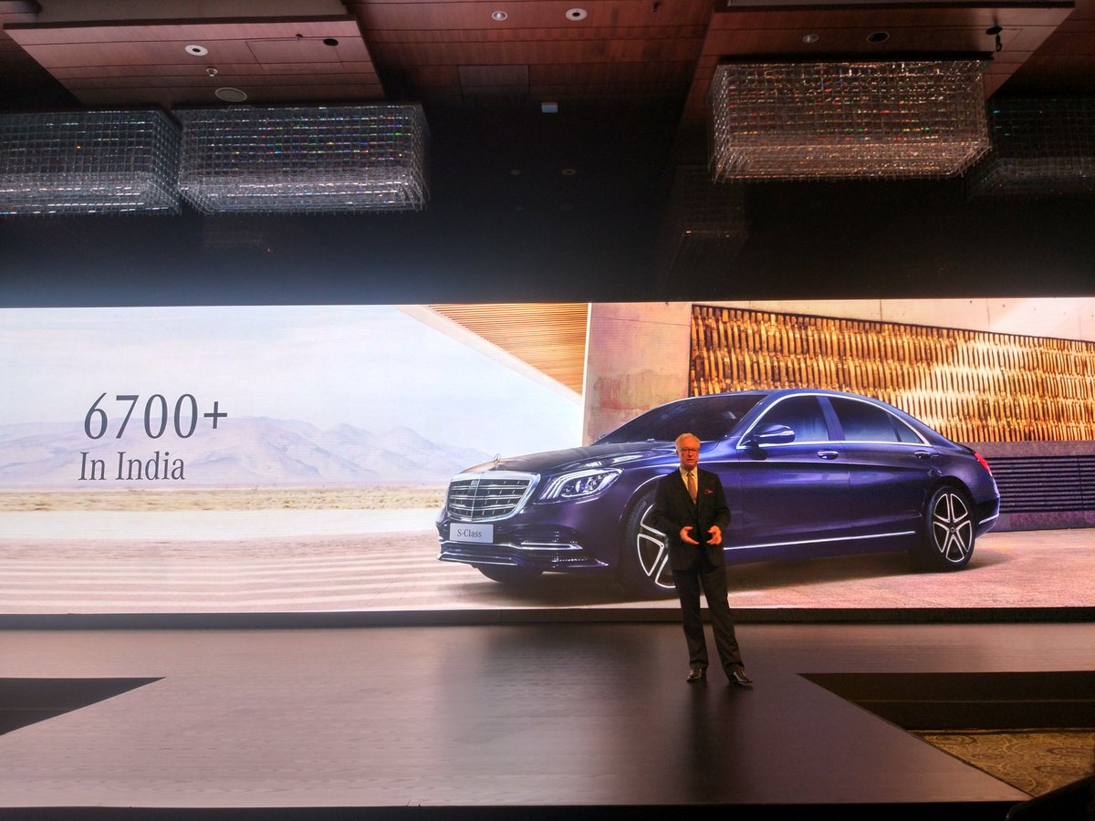 indiacom_auto's tweet photo. @MercedesBenzInd has sold over 6700 #SClass units in India till now. #MercedesBenz #SClassLaunch #LeadtheWorld https://t.co/qjkOymxRRo