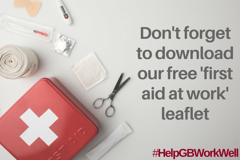 Are you a small business? This leaflet has the minimum first aid you, as an employer, need to provide on any work site: goo.gl/4Pg956 #HelpGBWorkWell