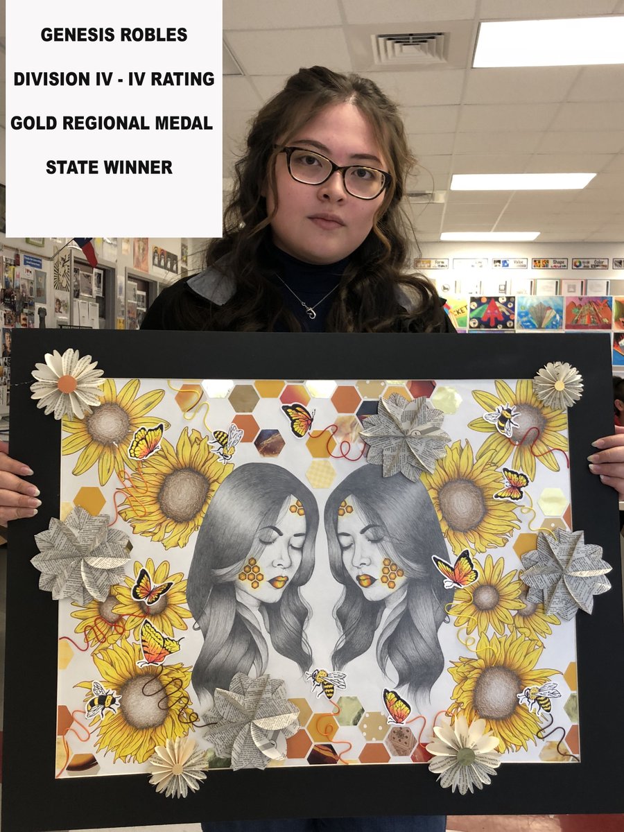 Photos of my VASE STATE WINNERS! Here's the link to photos of all of my students who participated in VASE &amp; received Regional Gold Medals &amp; other amazing artwork from the other schools. So much talent: flic.kr/s/aHsmg5UGbZ <a href="/Eastlake_HS/">Gilbert R . Martinez</a> <a href="/MJones_ADM/">Macka L. Jones</a> <a href="/SISD_FineArts/">SISD Fine Arts</a> <a href="/theFALCON_5/">theFALCON5</a>