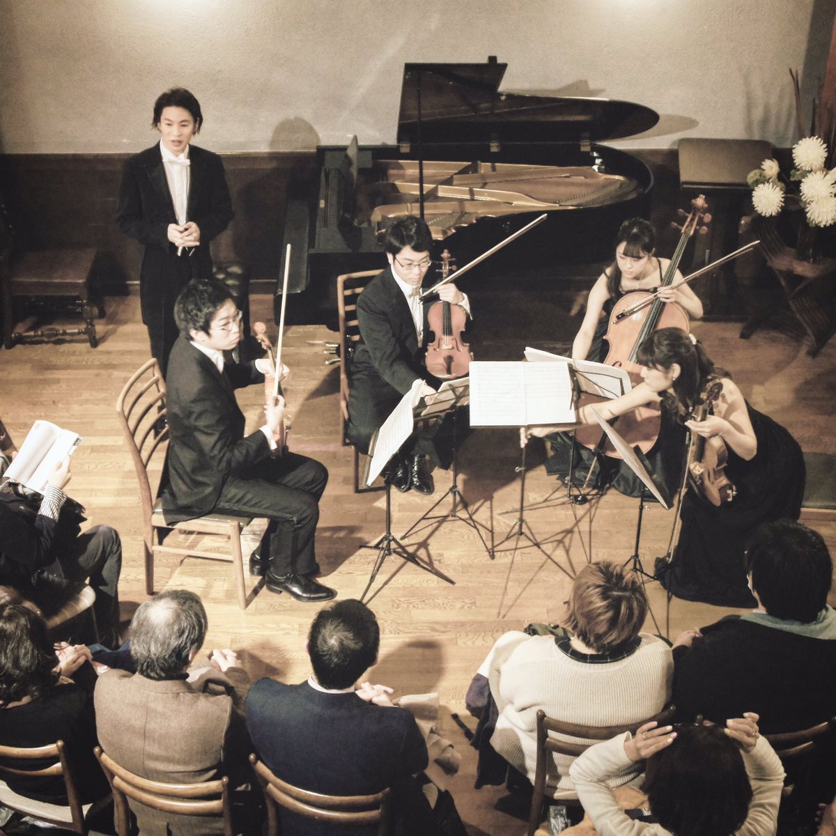 俺らの音楽をちゃんと届けられたかな、

という思いはいつもある。

今回は曲もディープだったから尚更。

「クラシックの入口を！」なんて謳って、独善的になってるかも？って葛藤のなか企画してる。

頭グルグルだけど、まずは俺がもっと強くならないと！