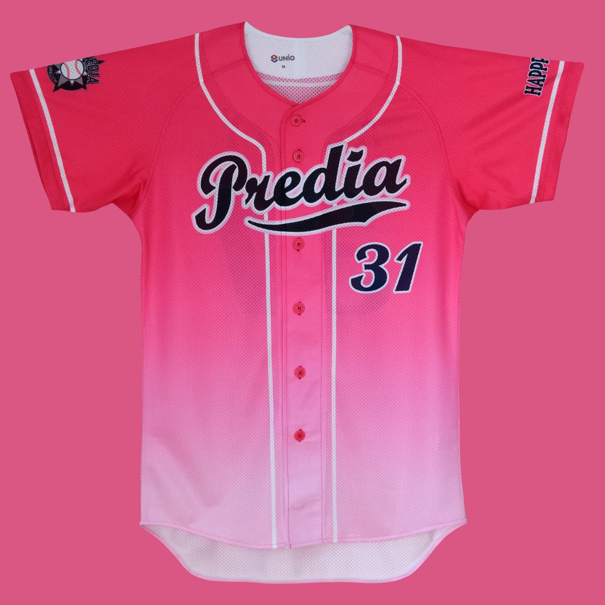 Unio Pa Twitter T Co Xqcnsrssqd 白とピンクのグラデーションが特徴的な女性 にも人気の出そうなデザインと配色の野球ユニフォームです Baseball Baseballlife 野球 野球部 野球好き 野球用品 野球ユニフォーム 野球ユニホーム ユニフォーム Unio