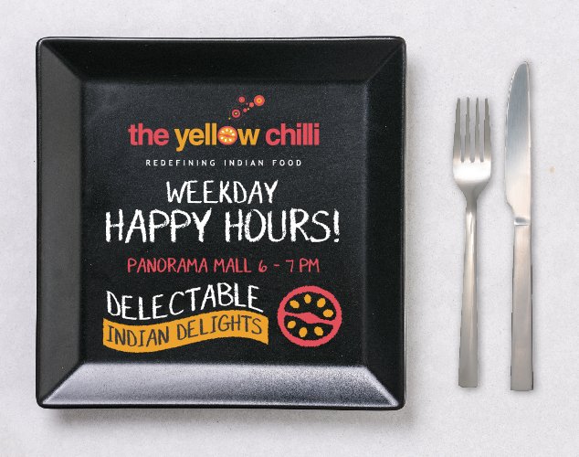 yellowchilliom's tweet photo. Enjoy WEEKDAY HAPPY HOURS  😄 😄 😄  at The Yellow Chilli #Oman. Delicious #Indian cuisine at great prices! https://t.co/Kdj8dzIADx #Muscat https://t.co/o1enEp3Hin